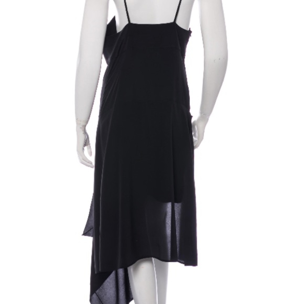 Barbara Bui Silk Romper Little Black Dress - Picture 3 of 10